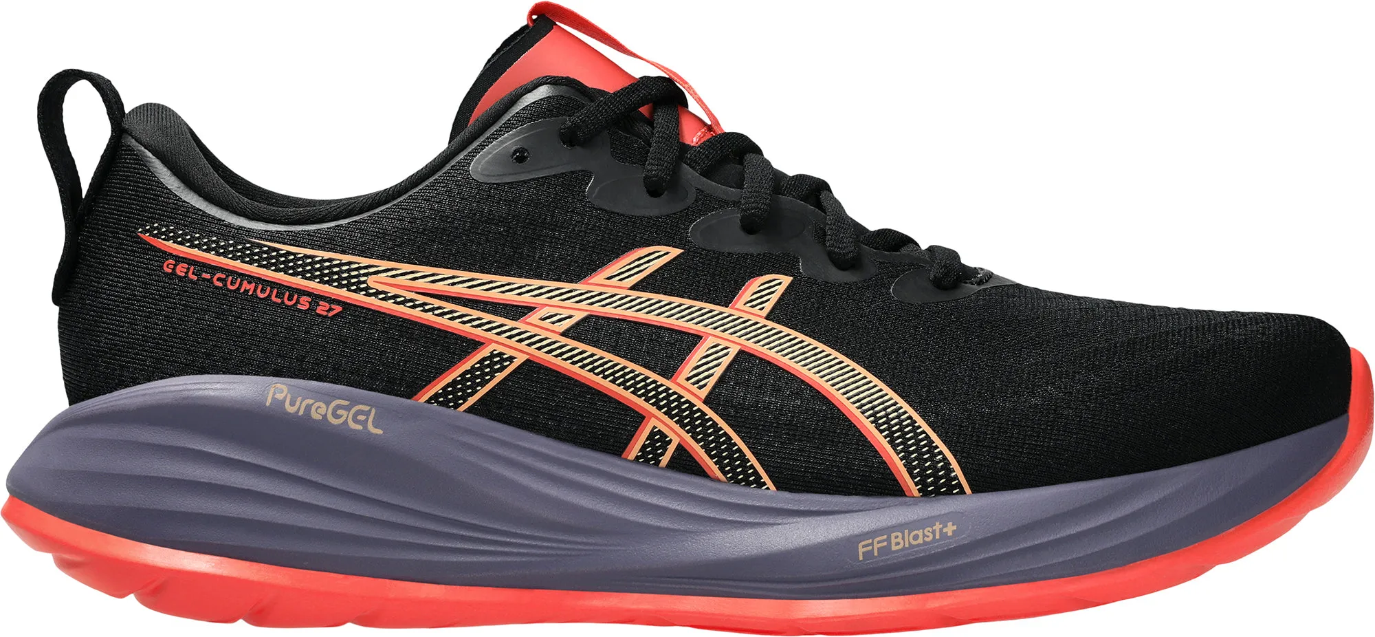 Asics Gel Cumulus 27 Mens Running Shoes - Black Deep Shade