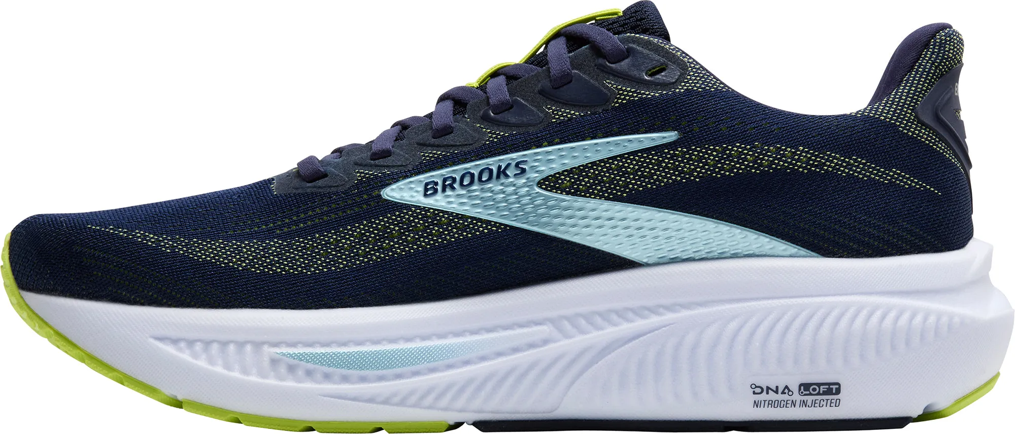 Color Pop Brooks Ghost 17 WIDE FIT (2E) Mens Running Shoes - Blue