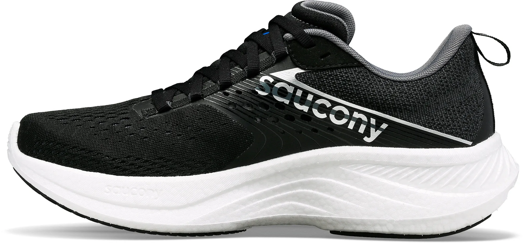 Saucony Ride 17 Mens Running Shoes - Black Retro Core Neutral Base