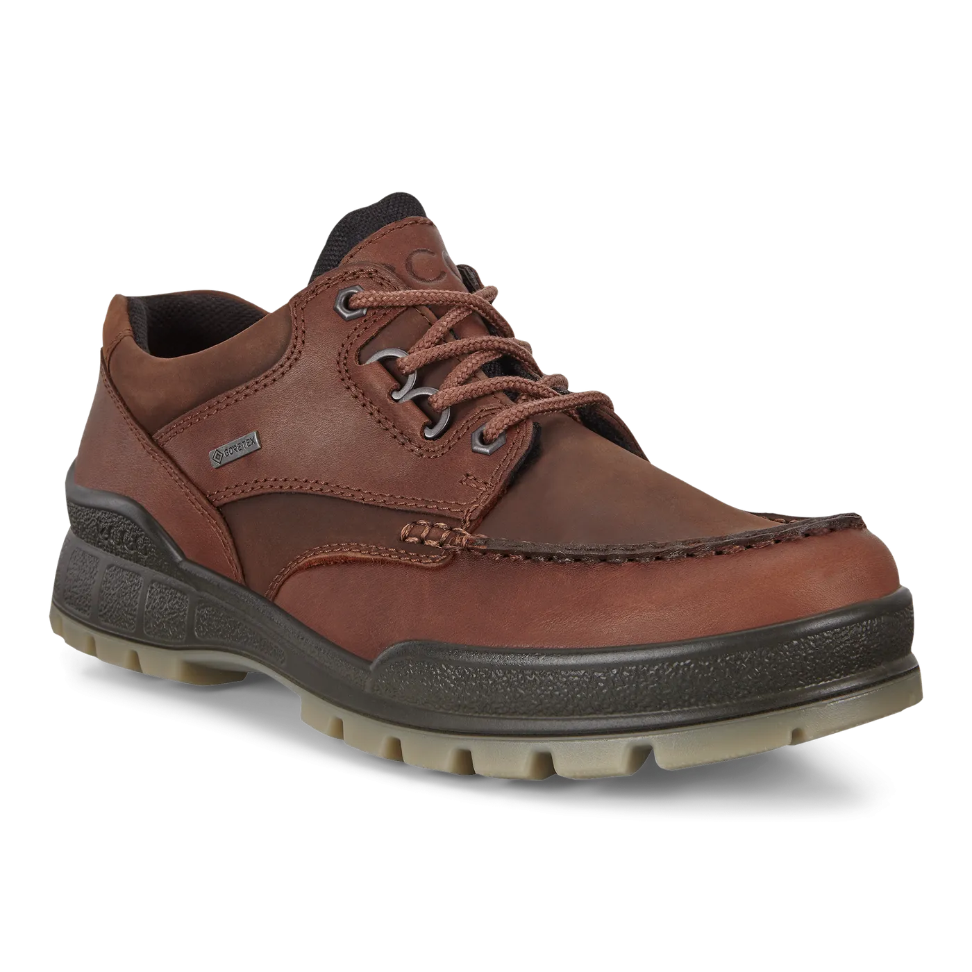 Ecco Track 25 Low (Men's) - Bison/Bison Supportive Cushioning