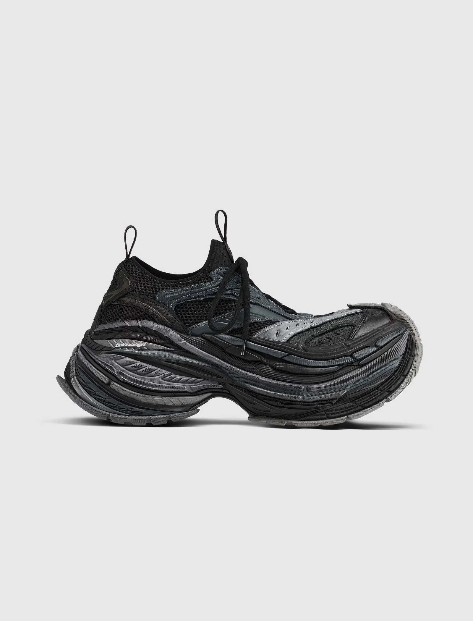PLATFORM REDUCED SNEAKER "DARK GREY" Fast Track