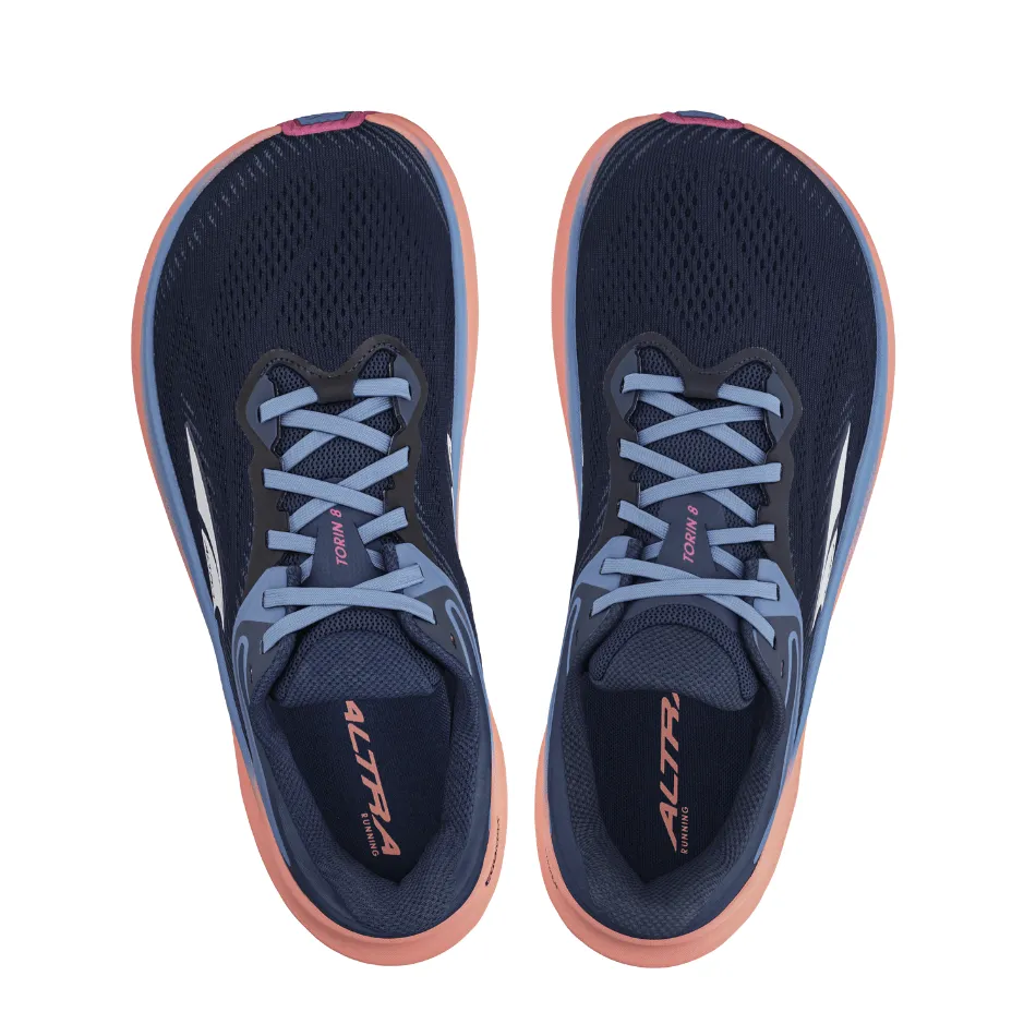 Altra Torin 8 Women's Running Shoes in Navy SS25 Obstacle course low - heeled shoes