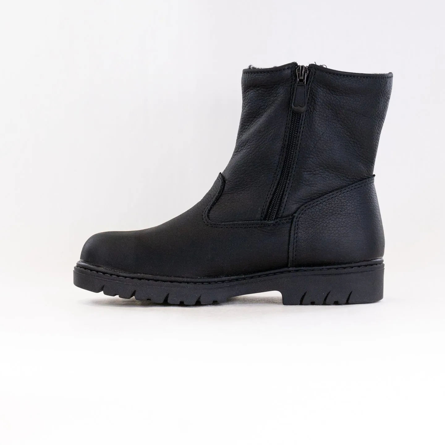 Plush Heels Designer Platform Shoes Toe Warmers Aaron (Men's) - Black