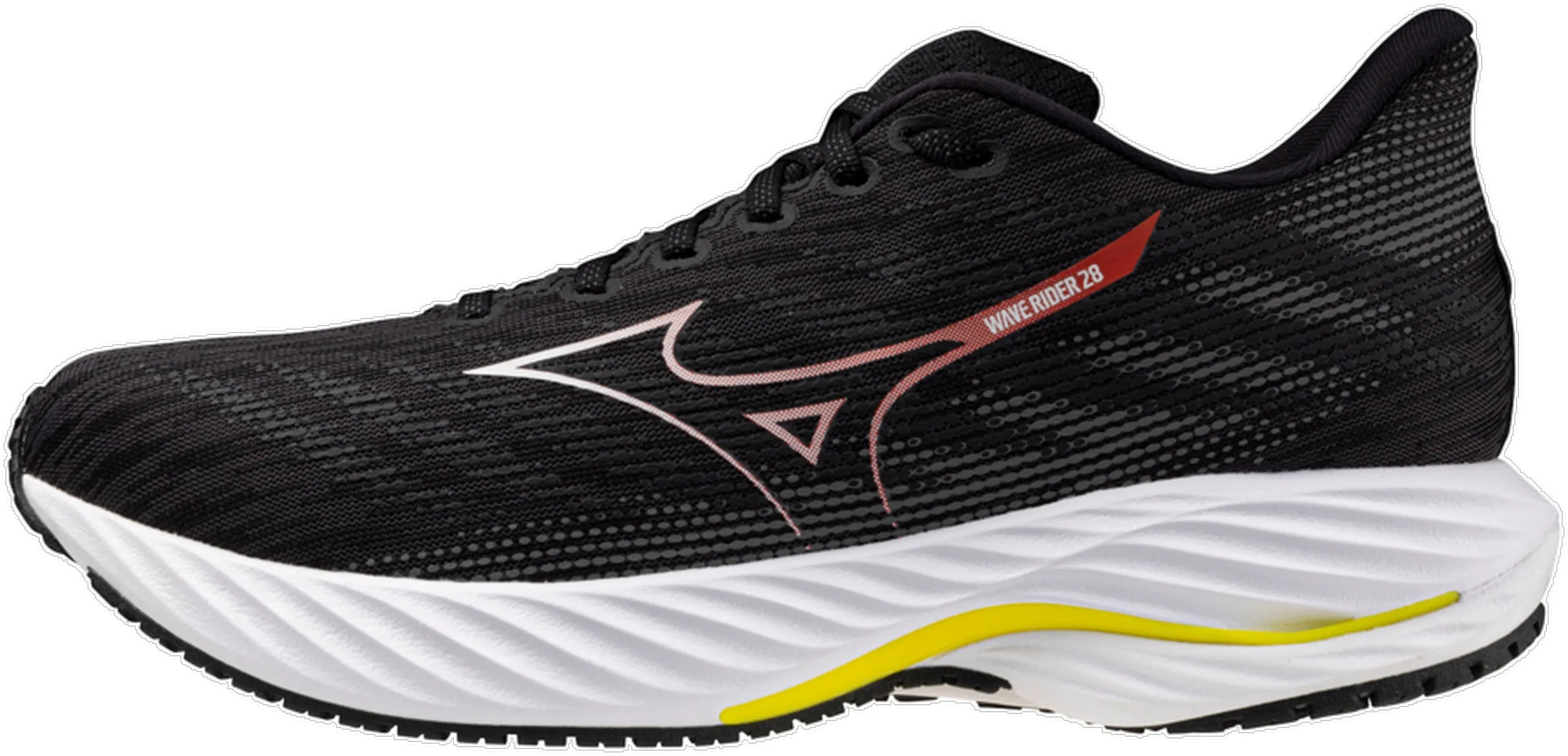 Mizuno Wave Rider 28 Mens Running Shoes - Black Soul Step