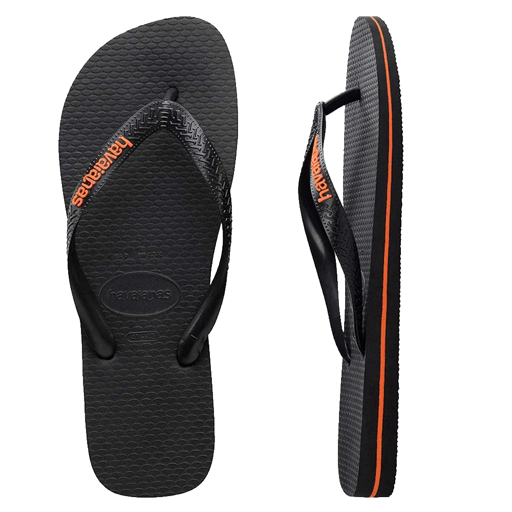 Rubber Logo - Black/Orange Forest Path material