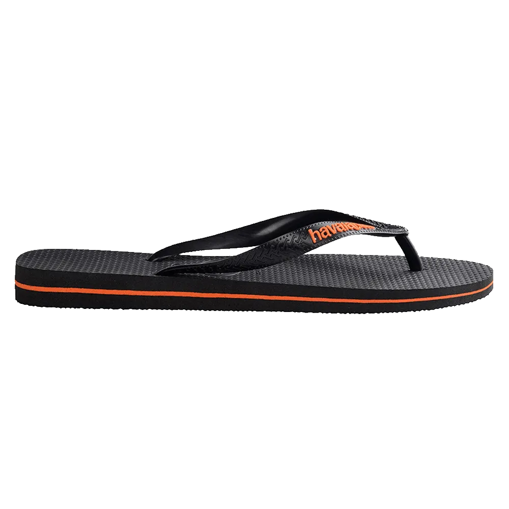 Injury Safe Winter Chill Rubber Logo - Black/Orange