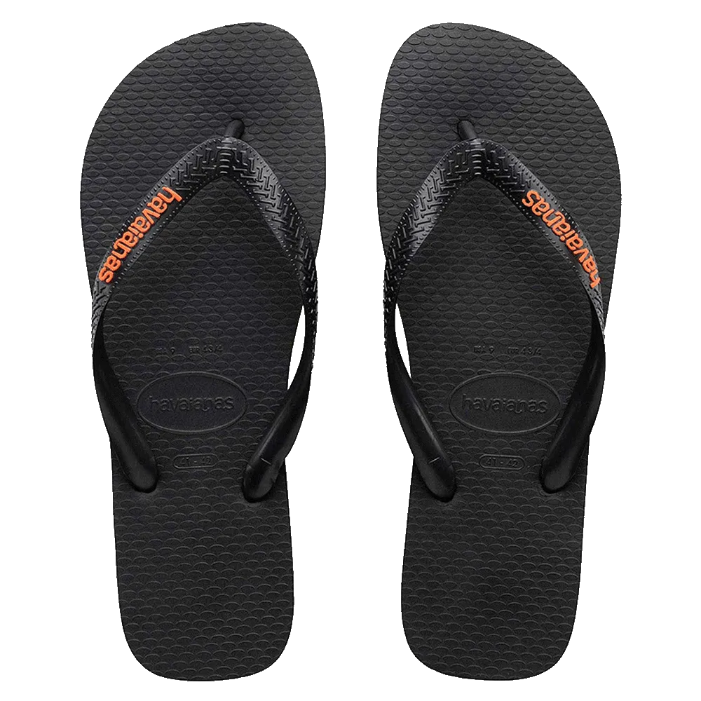 Rubber Logo - Black/Orange Stone Gray Bright tone