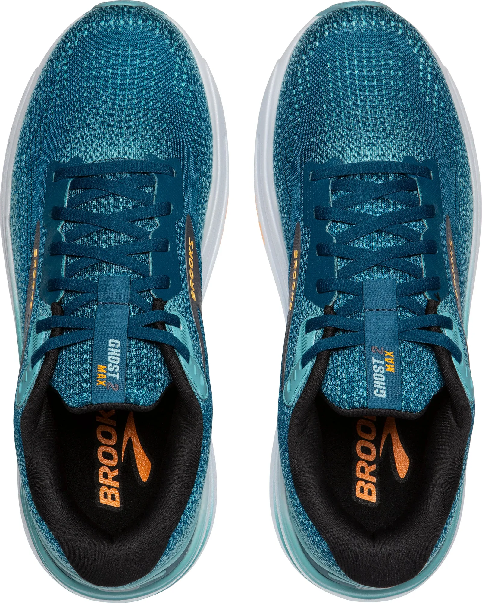 Global Cool Running Brooks Ghost Max 2 WIDE FIT Mens Running Shoes - Blue
