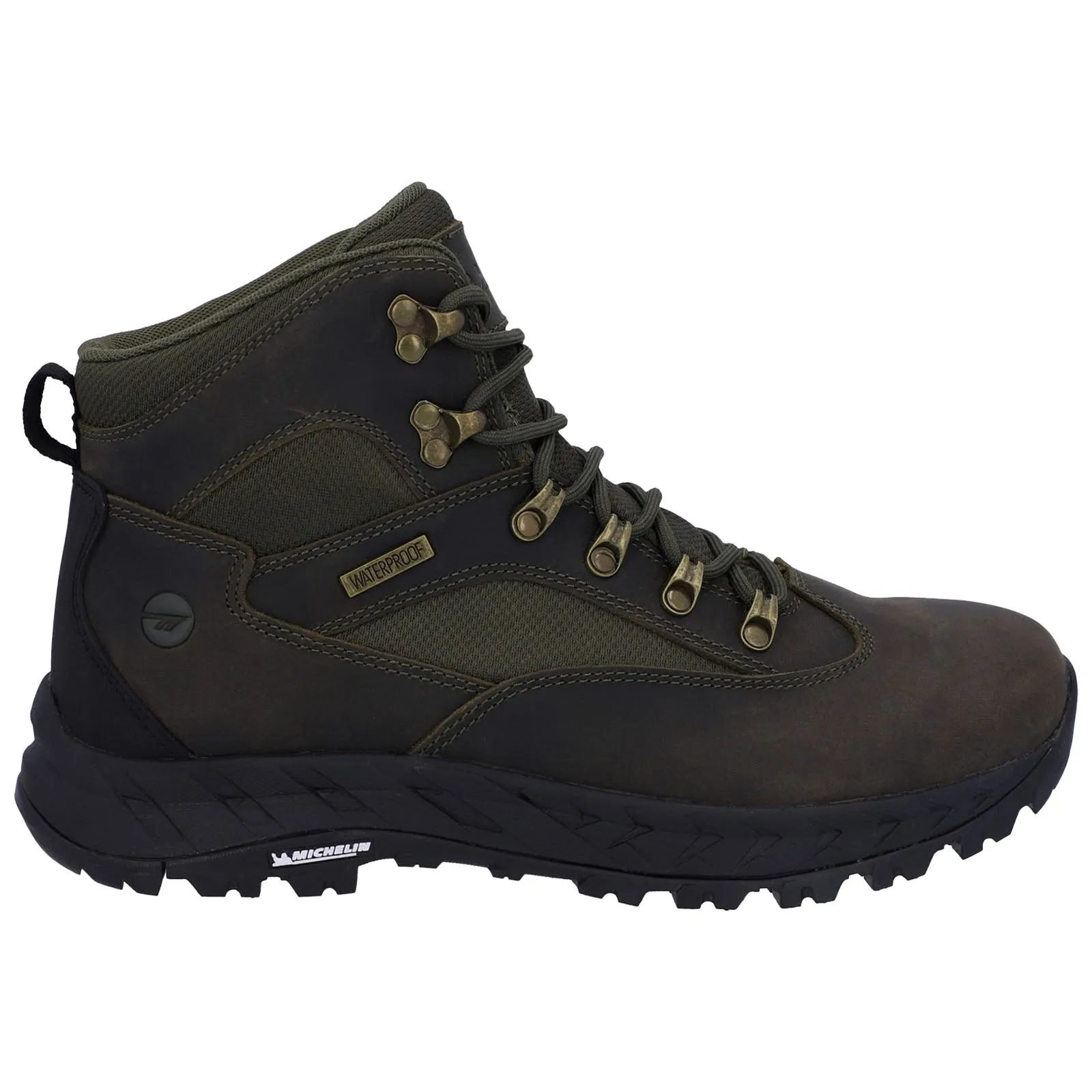 Hi-Tec Mens Euro Trail Waterproof Boots Ultra Light Airport Travel World Walk
