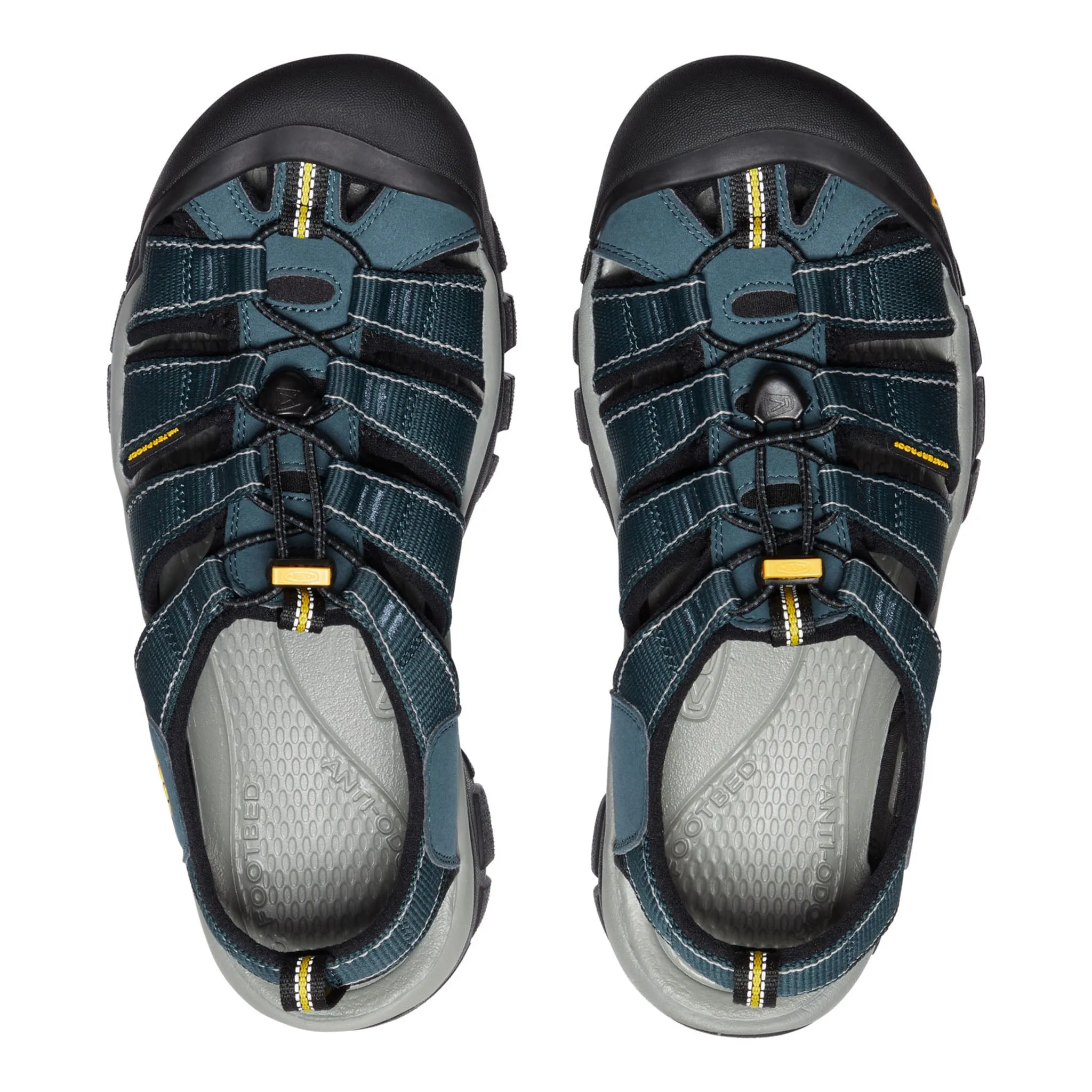 Comfortable Vacation Footwear Simple Feel Men's Newport H2 Navy/Medium Grey