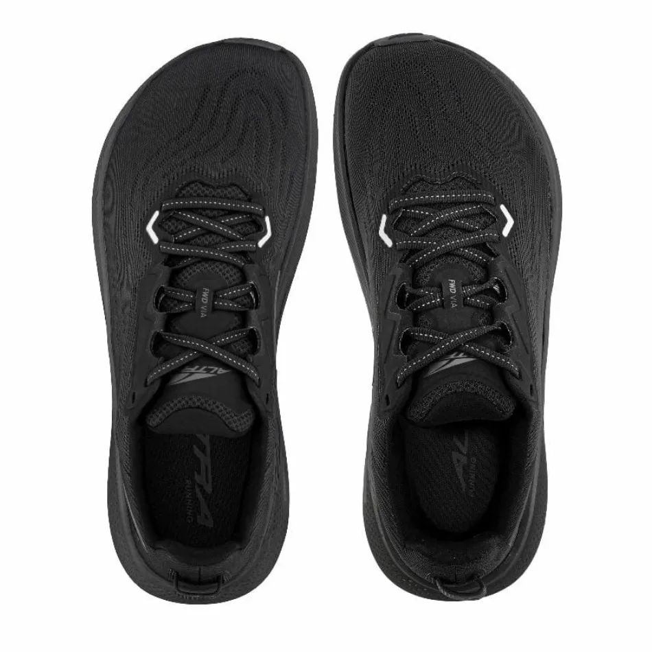 Altra Women's FWD Via Running Shoes in Black/Black SS25 school shoes optimize running form