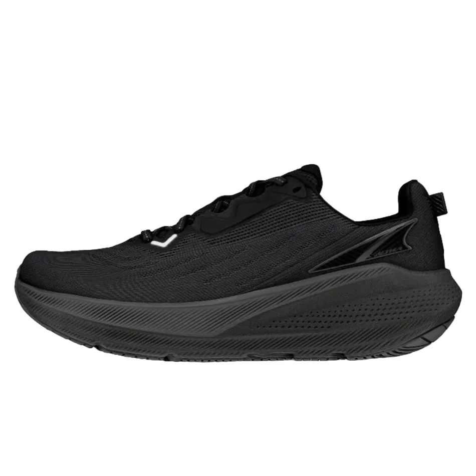 cold - weather shoes energy - returning sole shoe feature Altra Women's FWD Via Running Shoes in Black/Black SS25