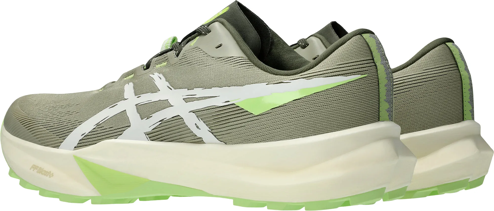 Ice Grip Asics Fuji Lite 6 Mens Trail Running Shoes - Green