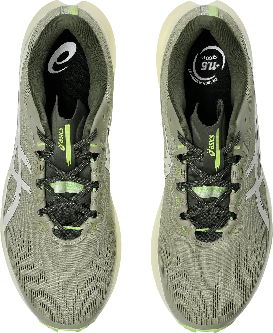 Asics Fuji Lite 6 Mens Trail Running Shoes - Green Street Cool
