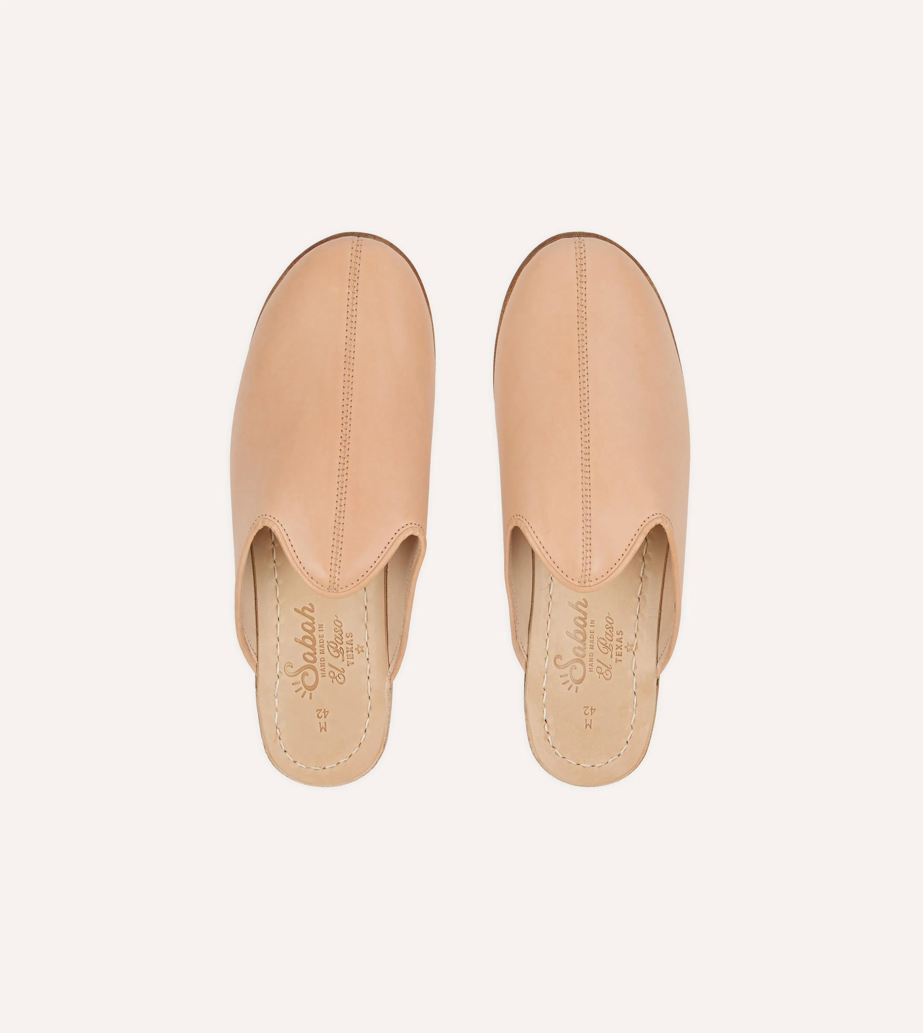 Harbor Mood heel cup Sabah El Paso Baba Tan Leather Shoes
