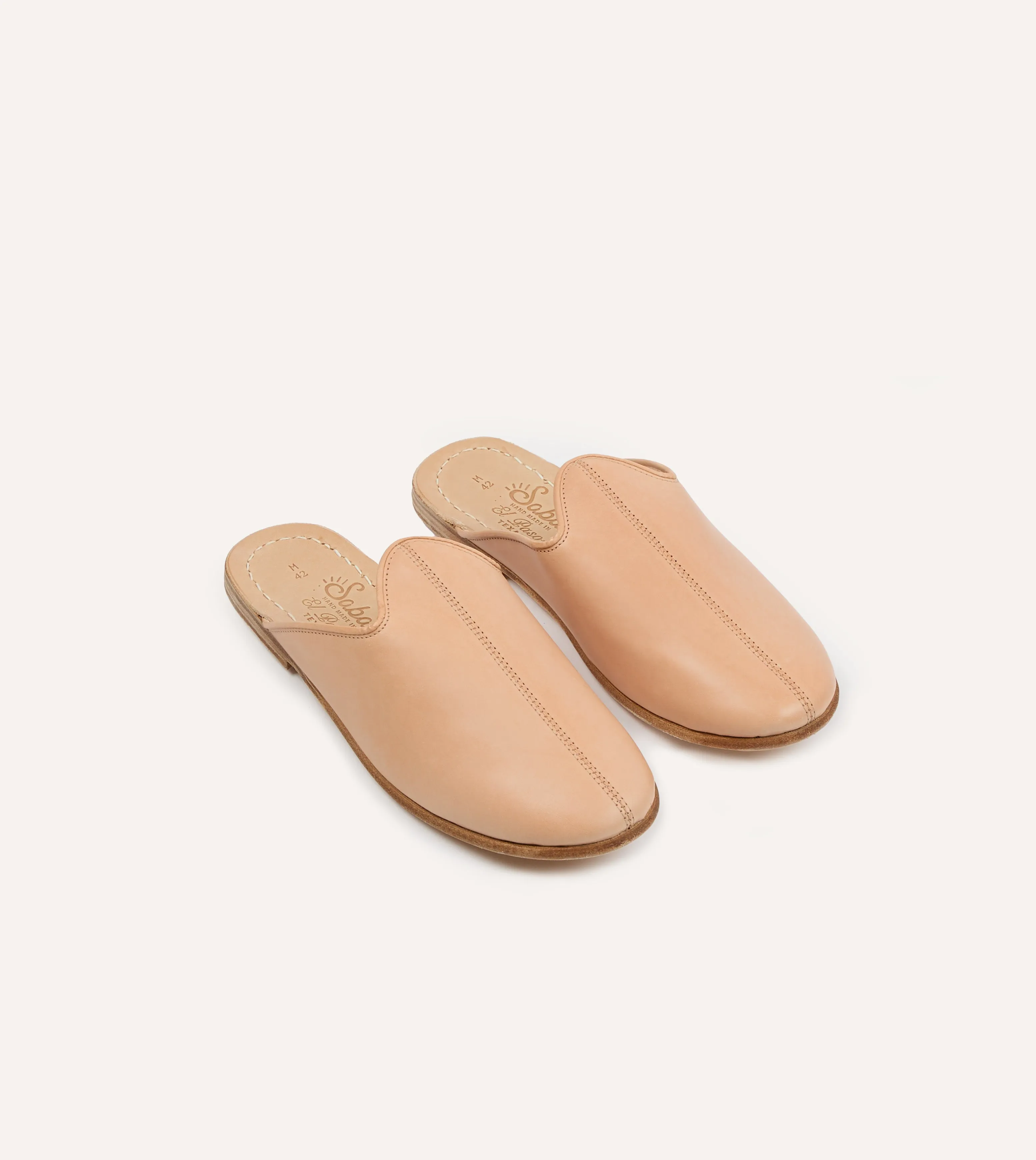 Sabah El Paso Baba Tan Leather Shoes Leg Long Cold Safe