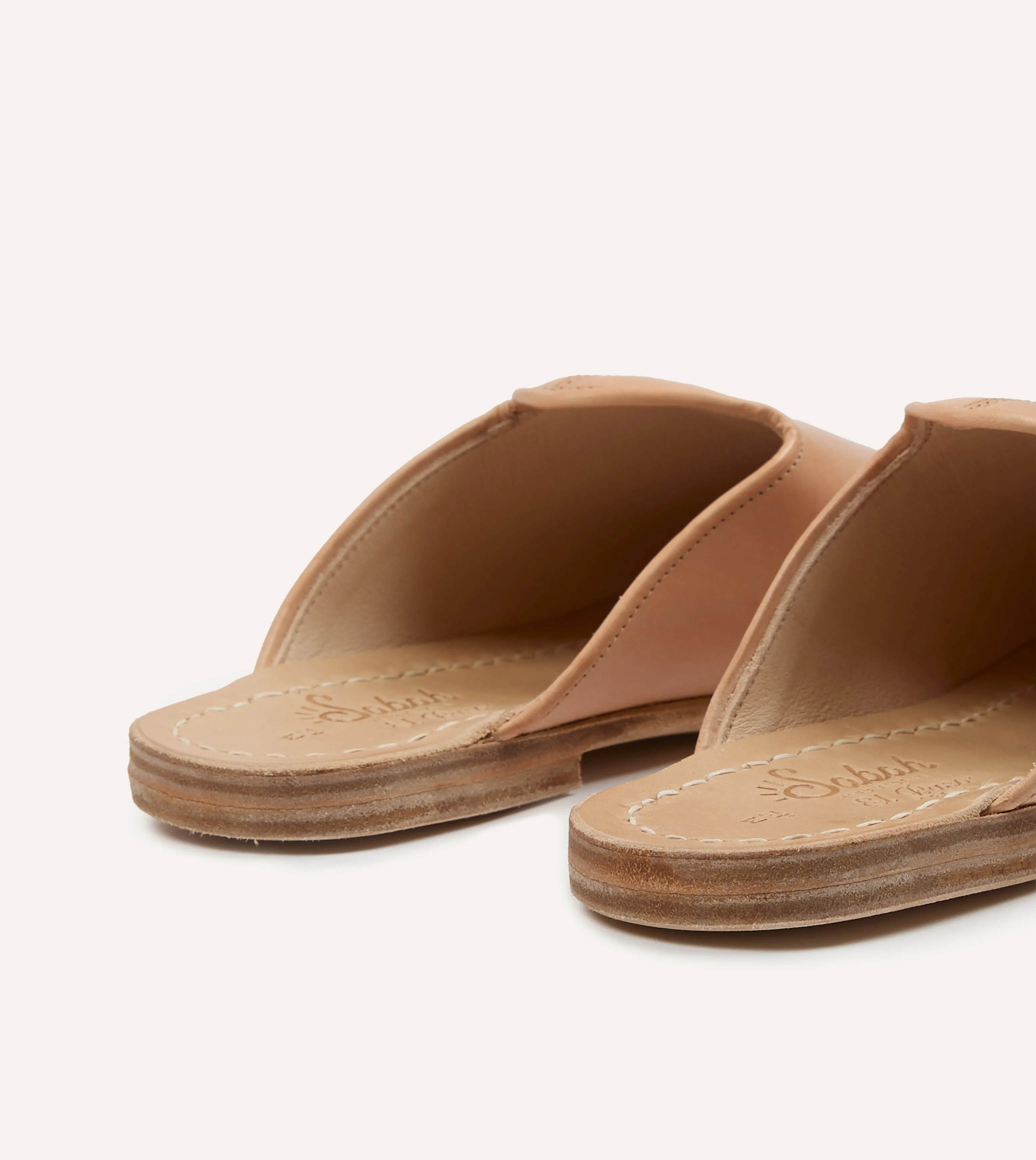 Foam Base Jungle Path Sabah El Paso Baba Tan Leather Shoes