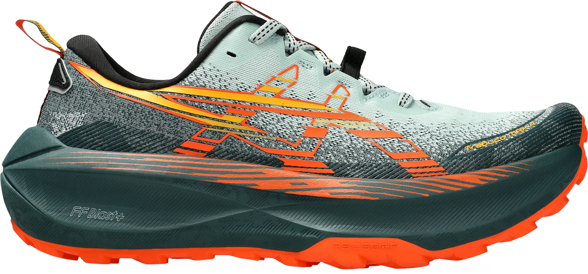 Spanish Bold Calm Mood Asics Trabuco Max 4 Mens Trail Running Shoes - Green