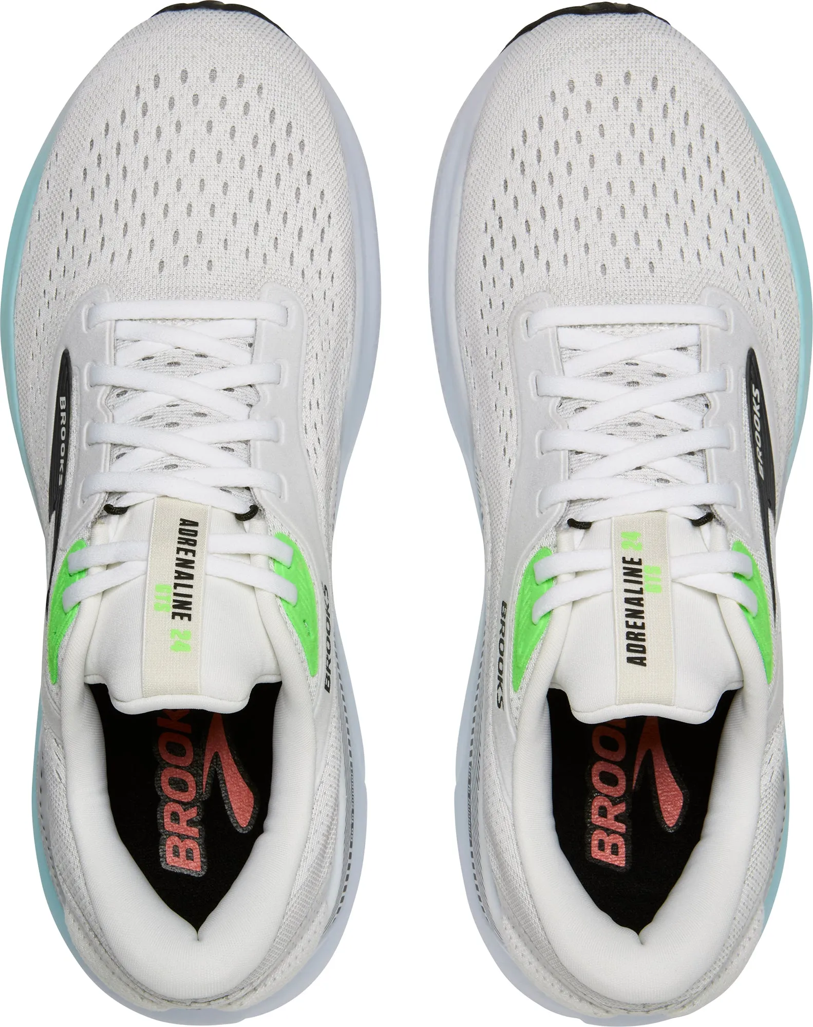 Brooks Adrenaline GTS 24 Mens Running Shoes - White Power Grip Non Slip Standing Workers