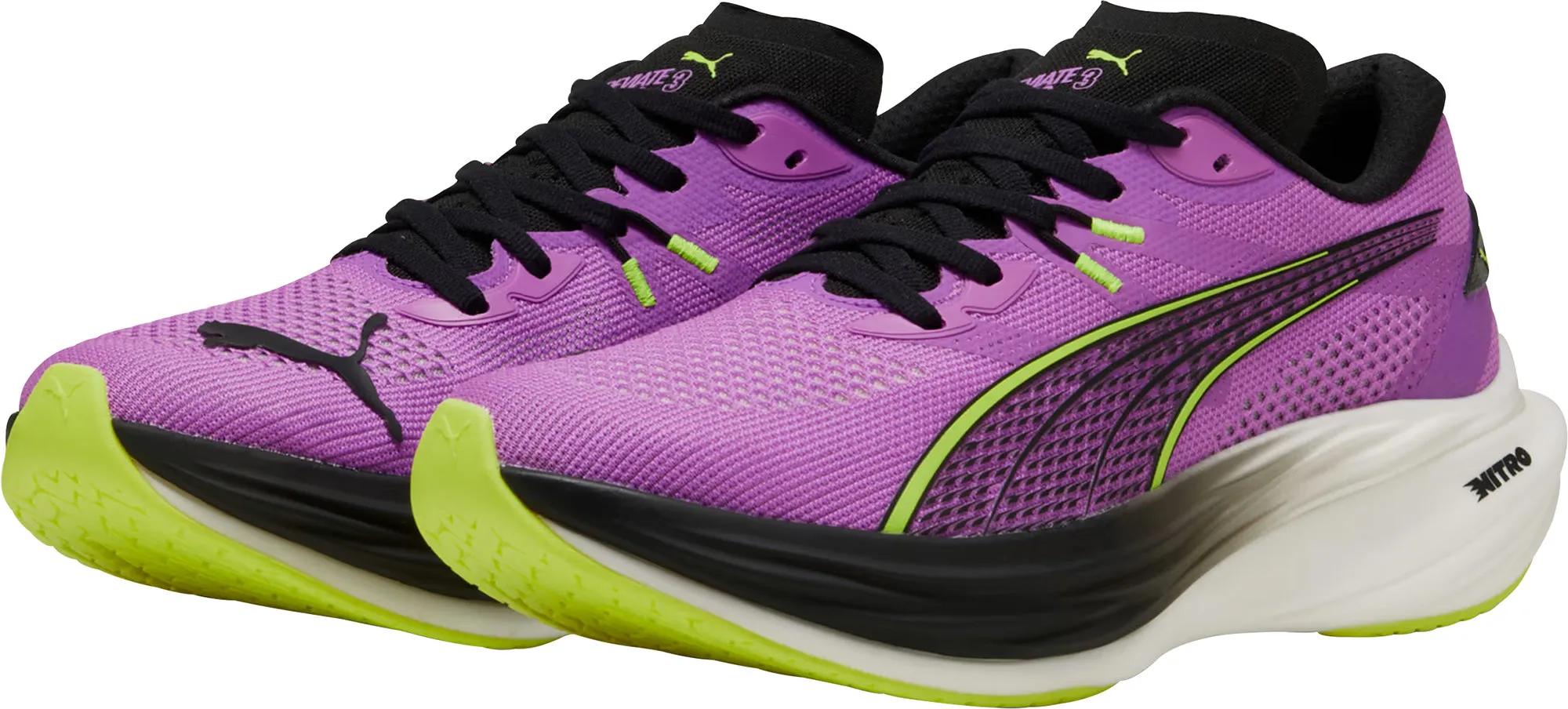 Fit Puma Deviate Nitro 3 Mens Running Shoes - Purple