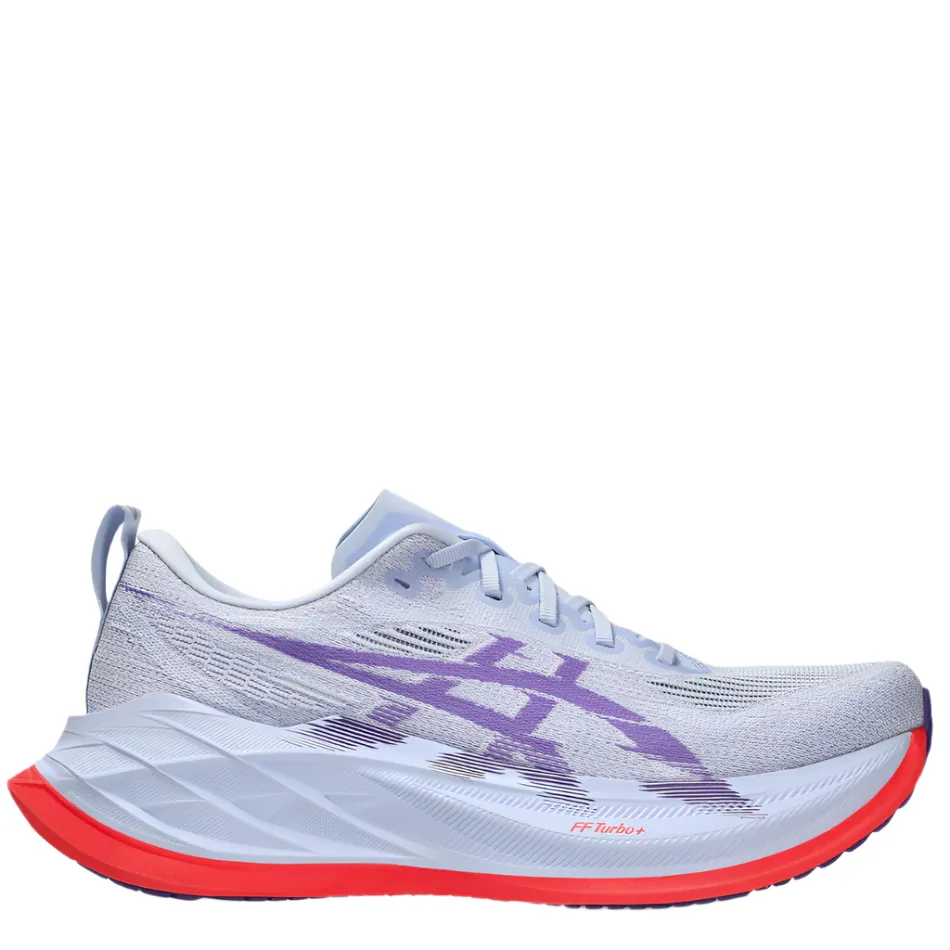 Ergonomic Design pro - team - themed running wear ASICS Unisex Superblast 2 Running Shoes in Blue Fade/Edo Purple AW25