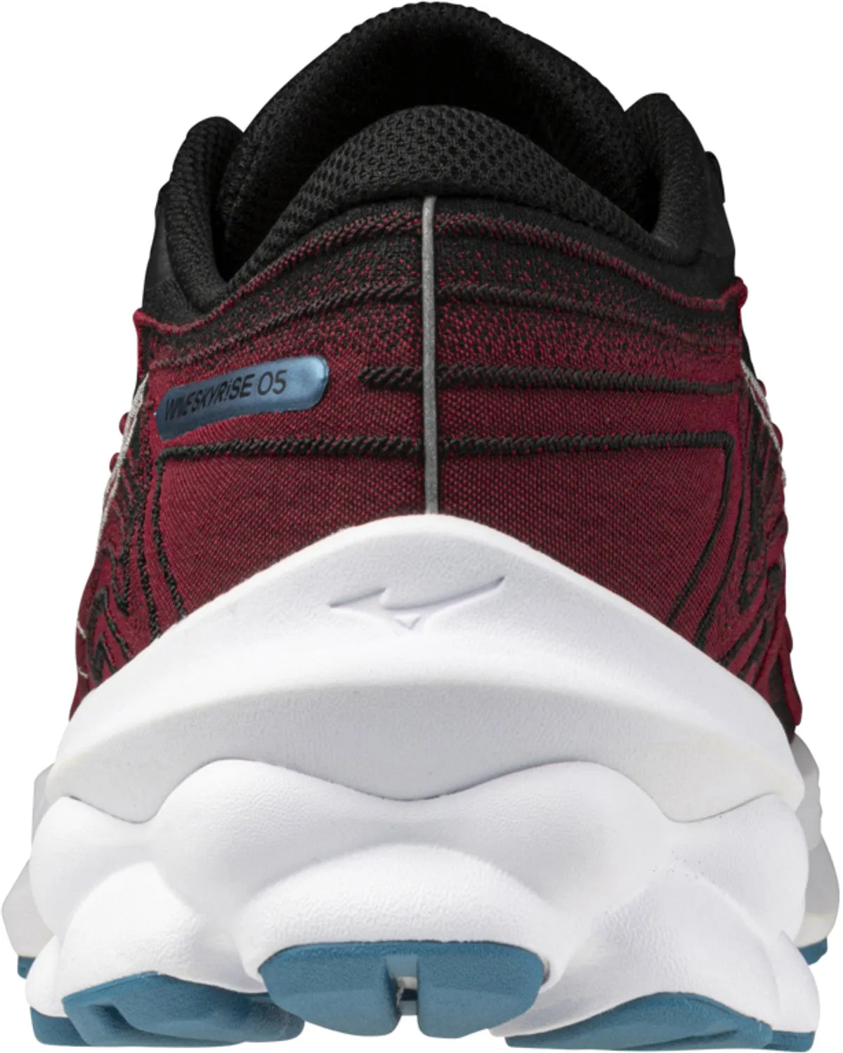 Mizuno Wave Skyrise 5 Mens Running Shoes - Black Wave Flow Buckle Fit