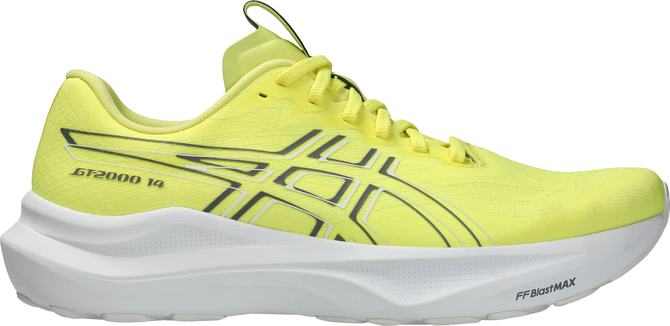 Asics GT 2000 14 Mens Running Shoes - Yellow Quick Drying Airport Travel