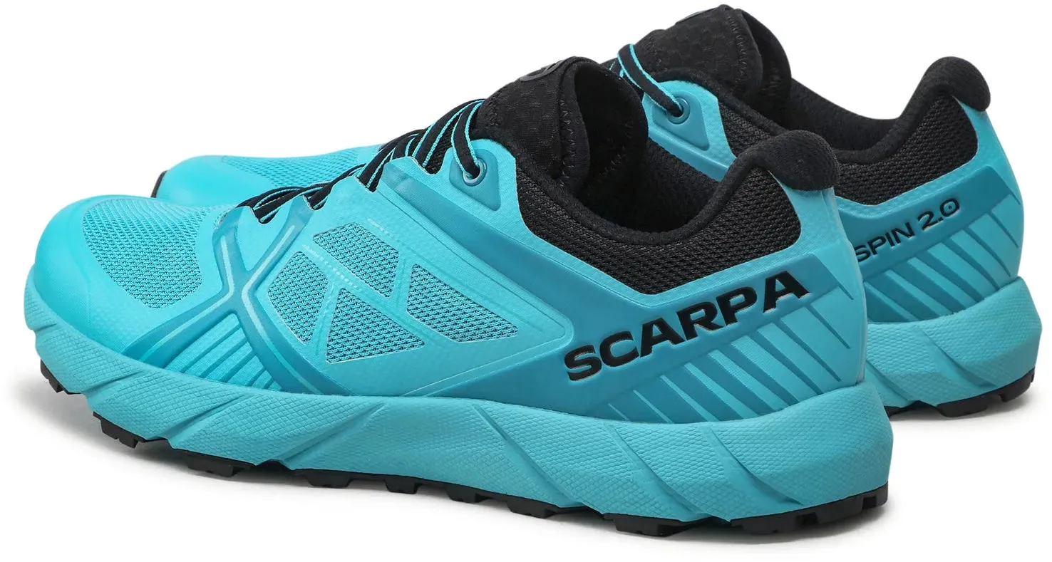 Polish Look Scarpa Spin 2.0 Mens Trail Running Shoes - Blue