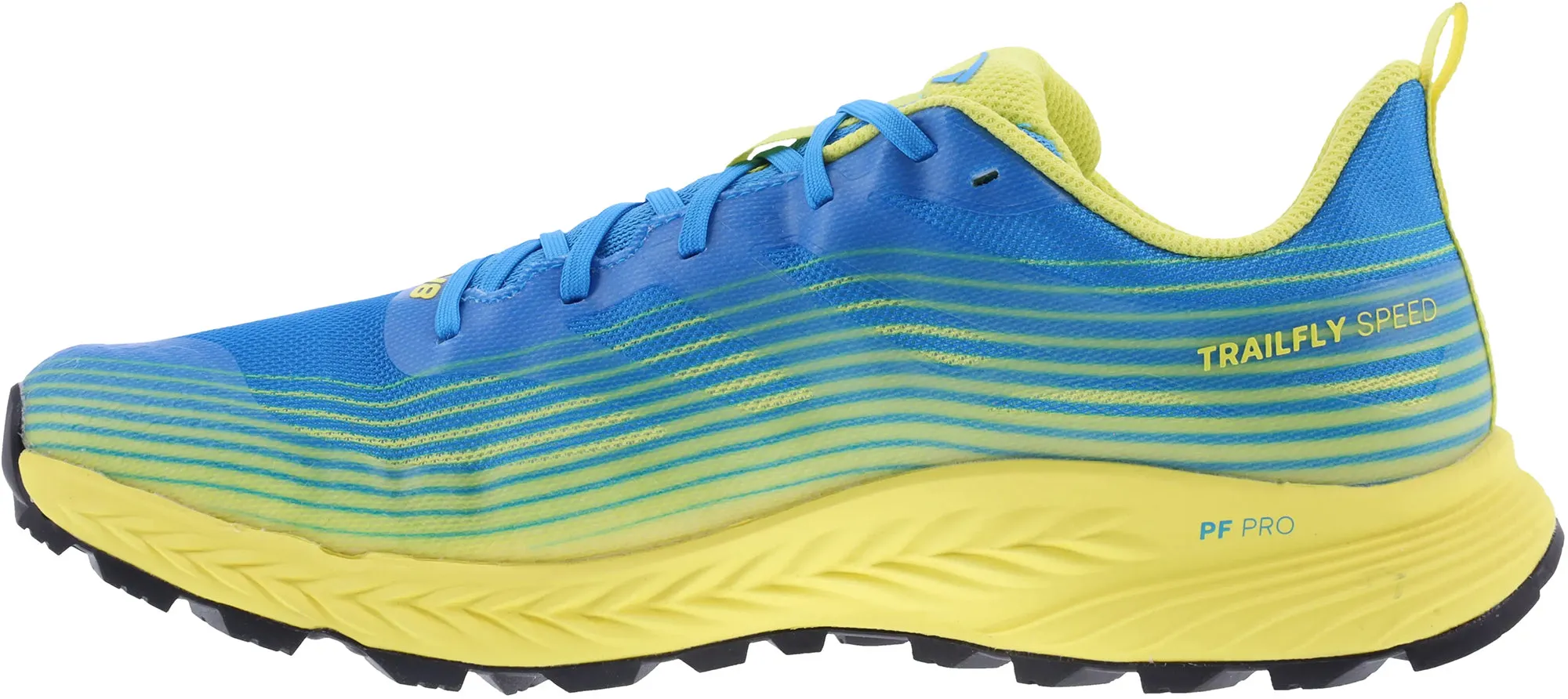 Adult Ease Inov8 TrailFly Speed WIDE FIT Mens Trail Running Shoes - Blue