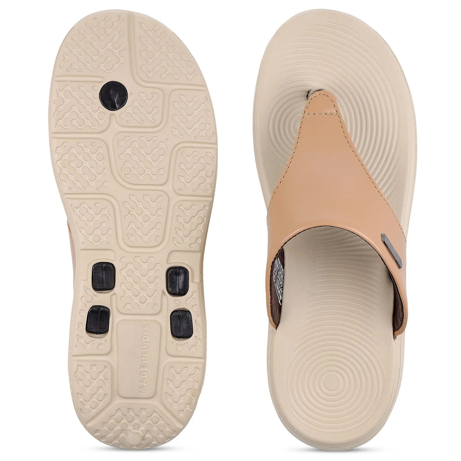 Women's Flip Flop  - WC8952 Beige Beach Picnic Gear Poolside Fun