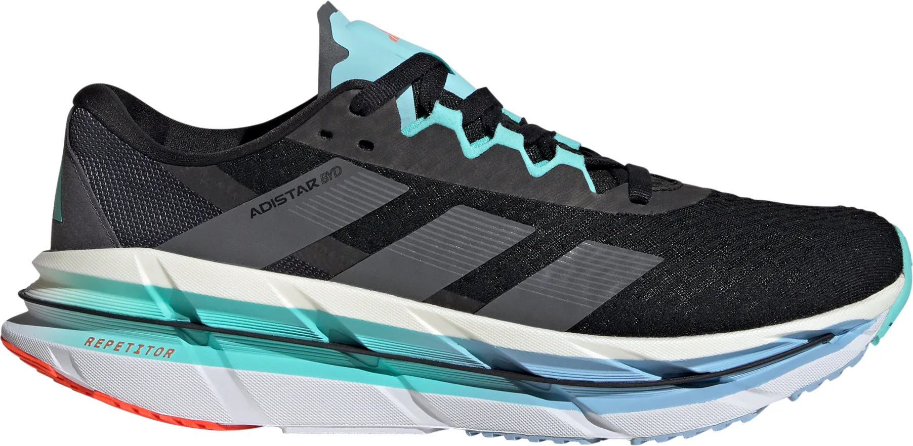 adidas Adistar BYD Mens Running Shoes - Black Fantasy Path Quality