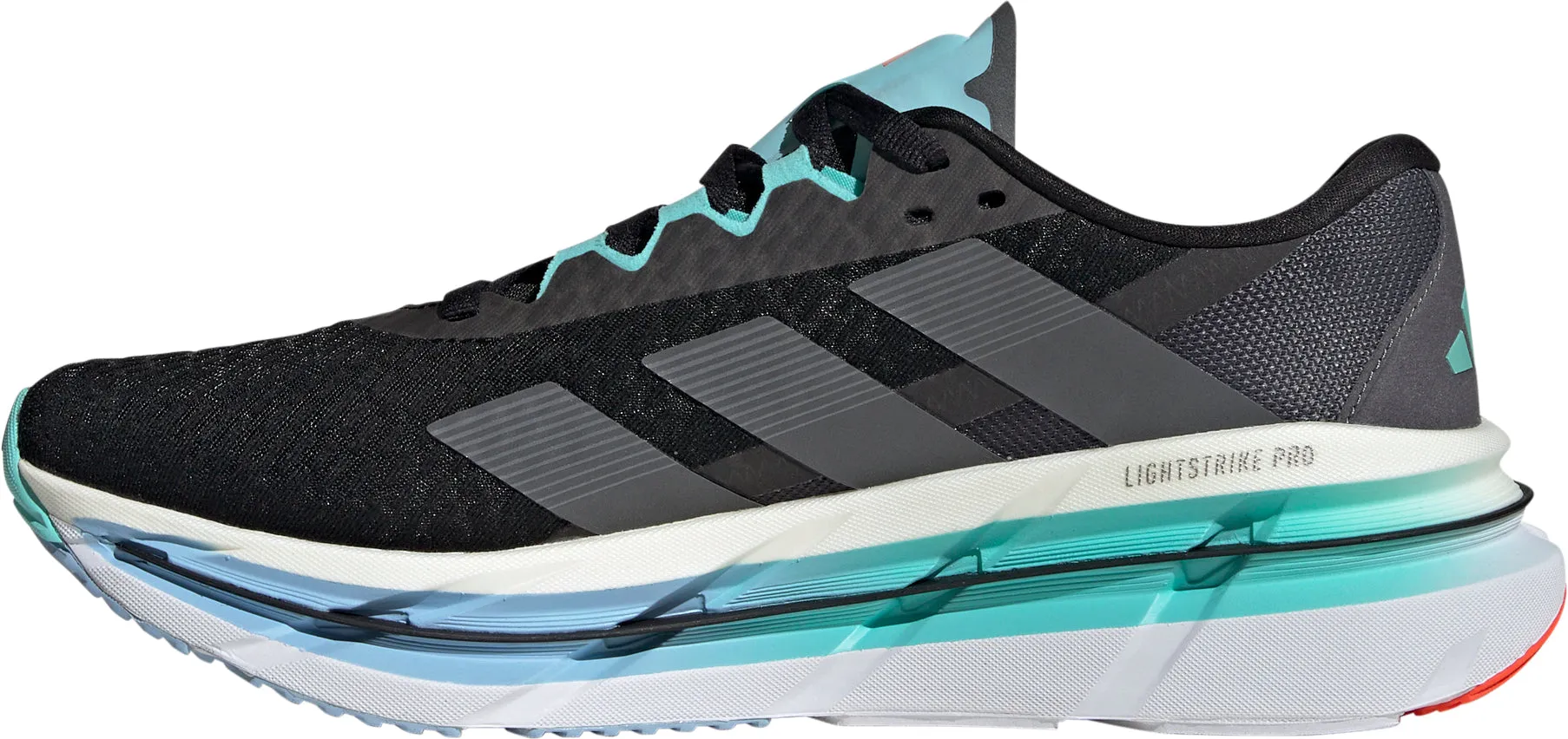 adidas Adistar BYD Mens Running Shoes - Black Flexible Design Quick Flex