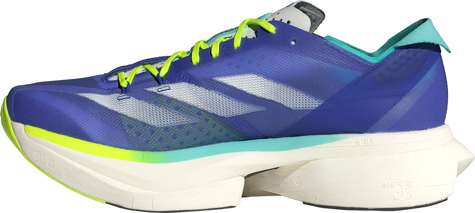 adidas Adizero Adios Pro 3 Mens Running Shoes - Blue warm glow