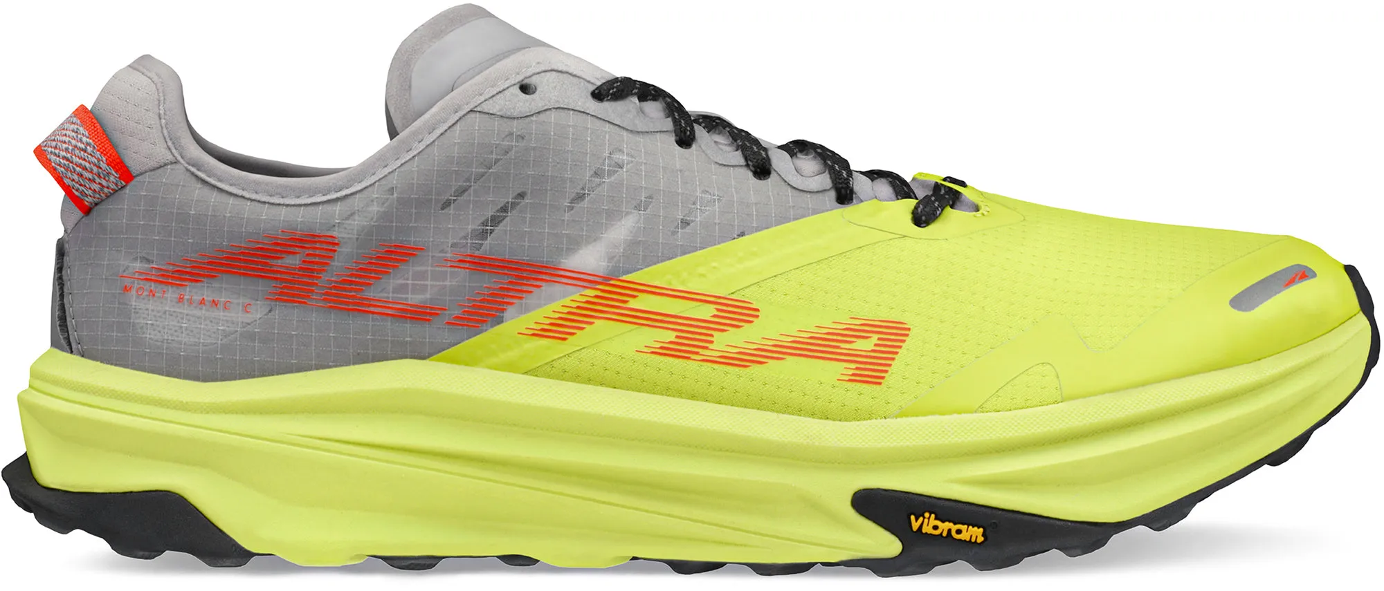 Lightweight Form Road Trip Power Flow Altra Mont Blanc Carbon Mens Trail Running Shoes - Grey
