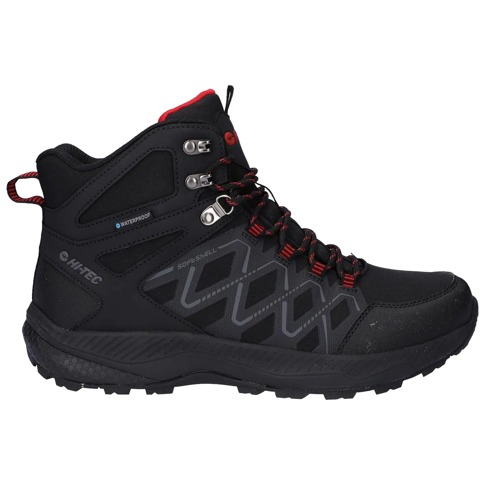 Hi-Tec Mens Diamonde Waterproof Walking Boots Heat Mode Planet Mood