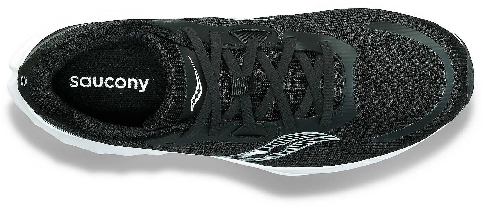 Zip Fast Padded Comfort Standing Workers Saucony Tide 2 Mens Running Shoes - Black