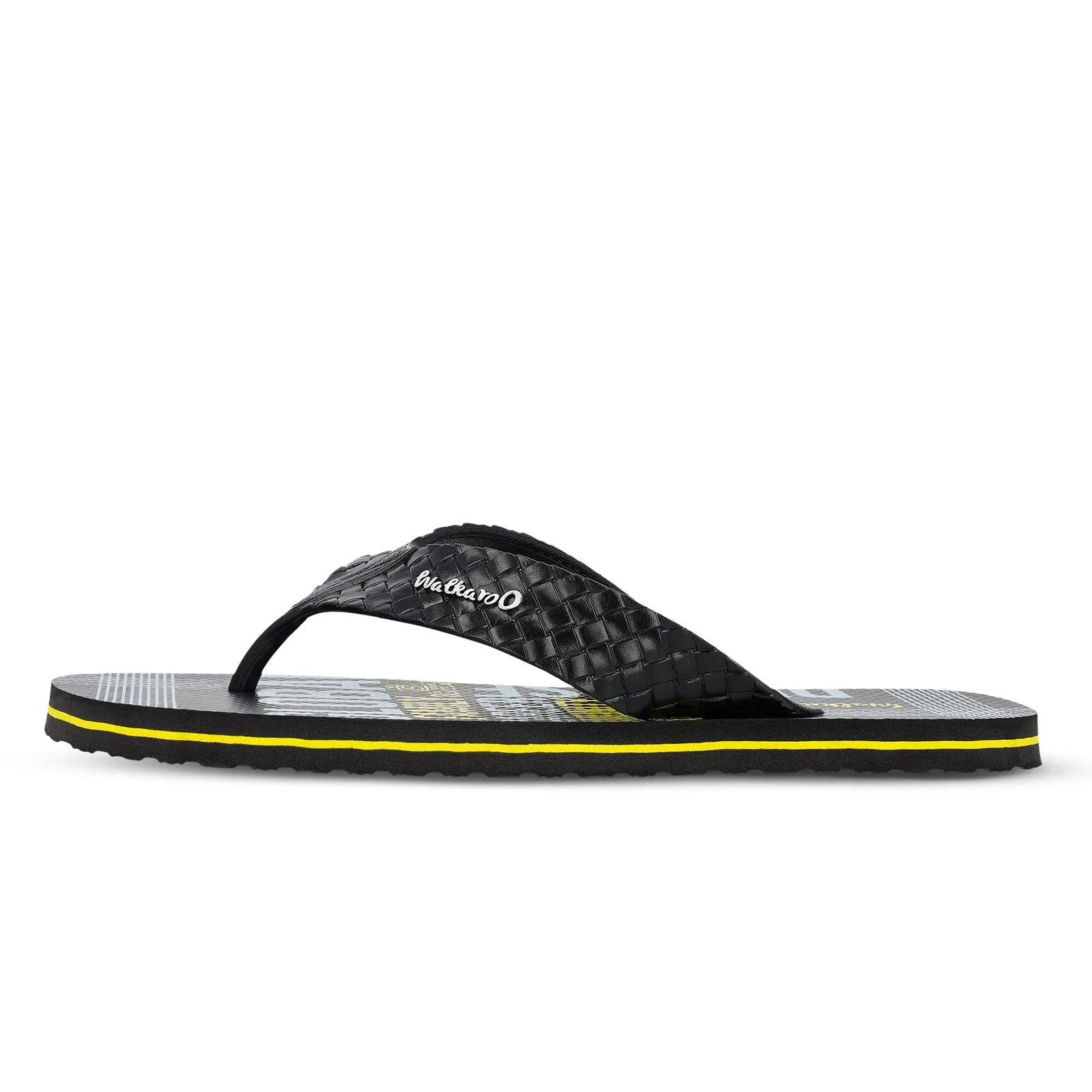 Men's Hawai Slippers - HG166 Black Walk Easy Instant Relaxing Fit