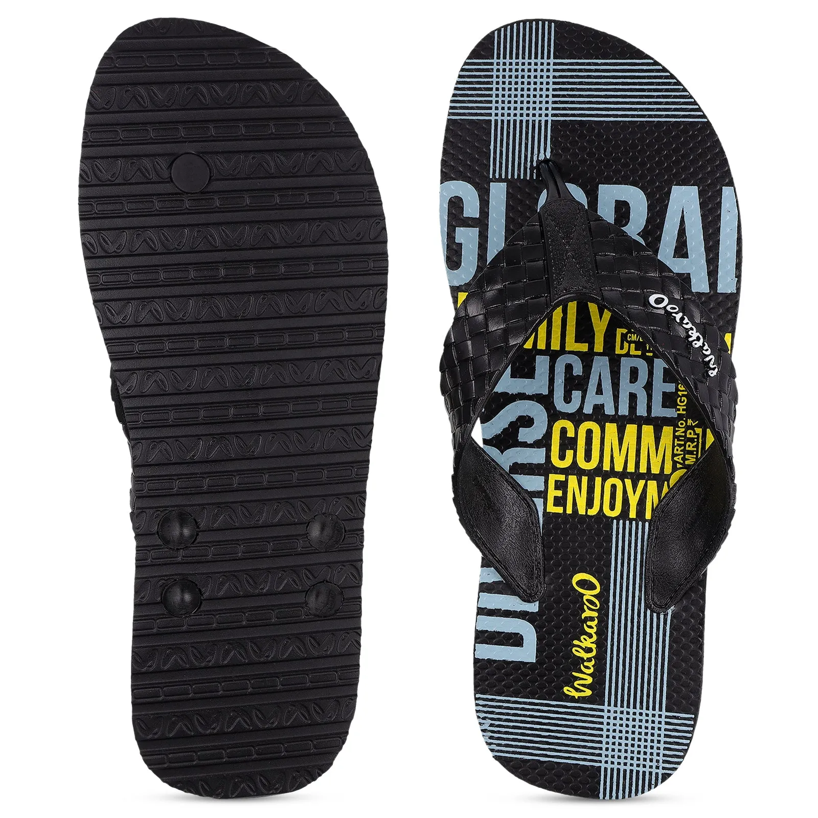 Outdoor Pool Gear Men's Hawai Slippers - HG166 Black