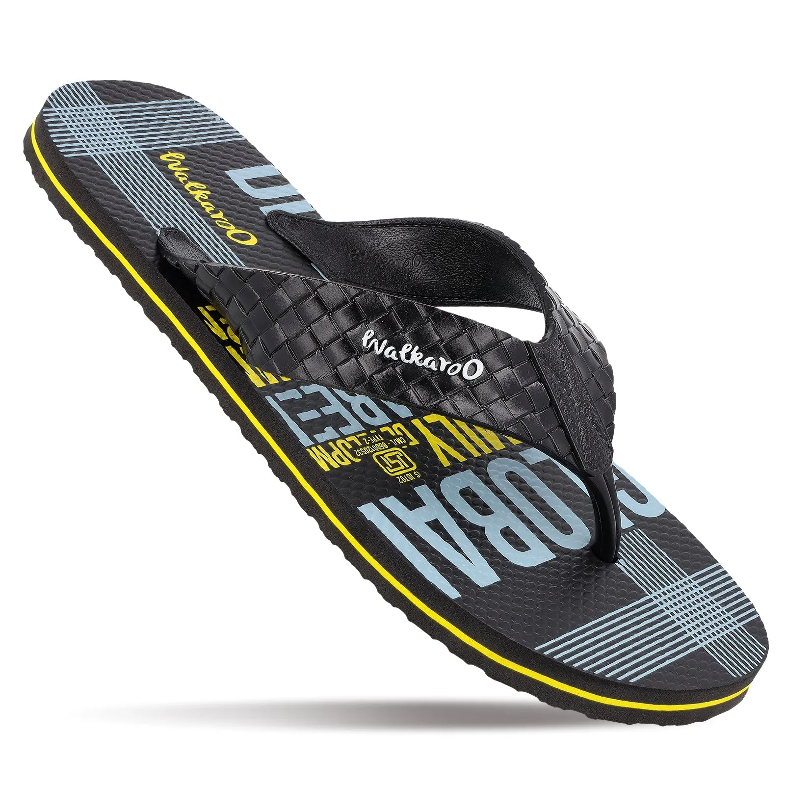 Daily Holiday Gear Men's Hawai Slippers - HG166 Black