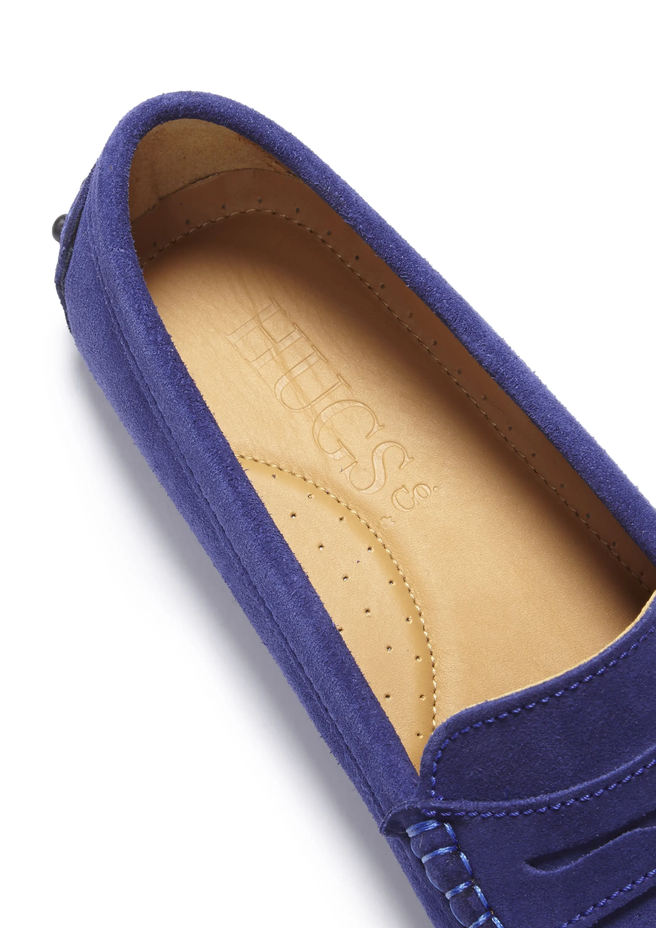 Versatile Mood Fresh Flow Women's Penny Driving Loafers, ink blue suede