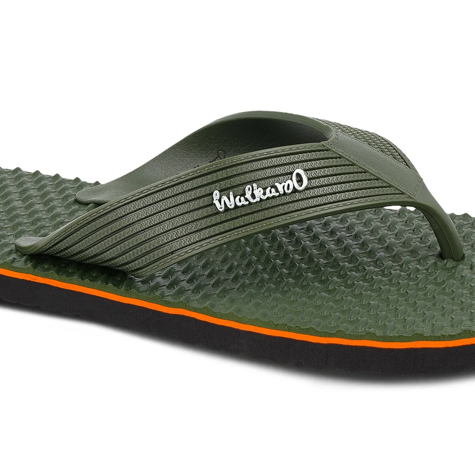Seaside Slip Men's Hawai Slippers - HG193 Olive