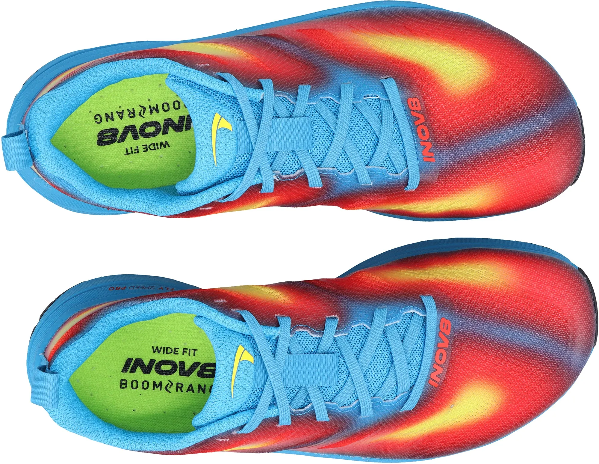 Inov8 TrailFly Max WIDE FIT Mens Trail Running Shoes - Blue Summer cool Action Fast