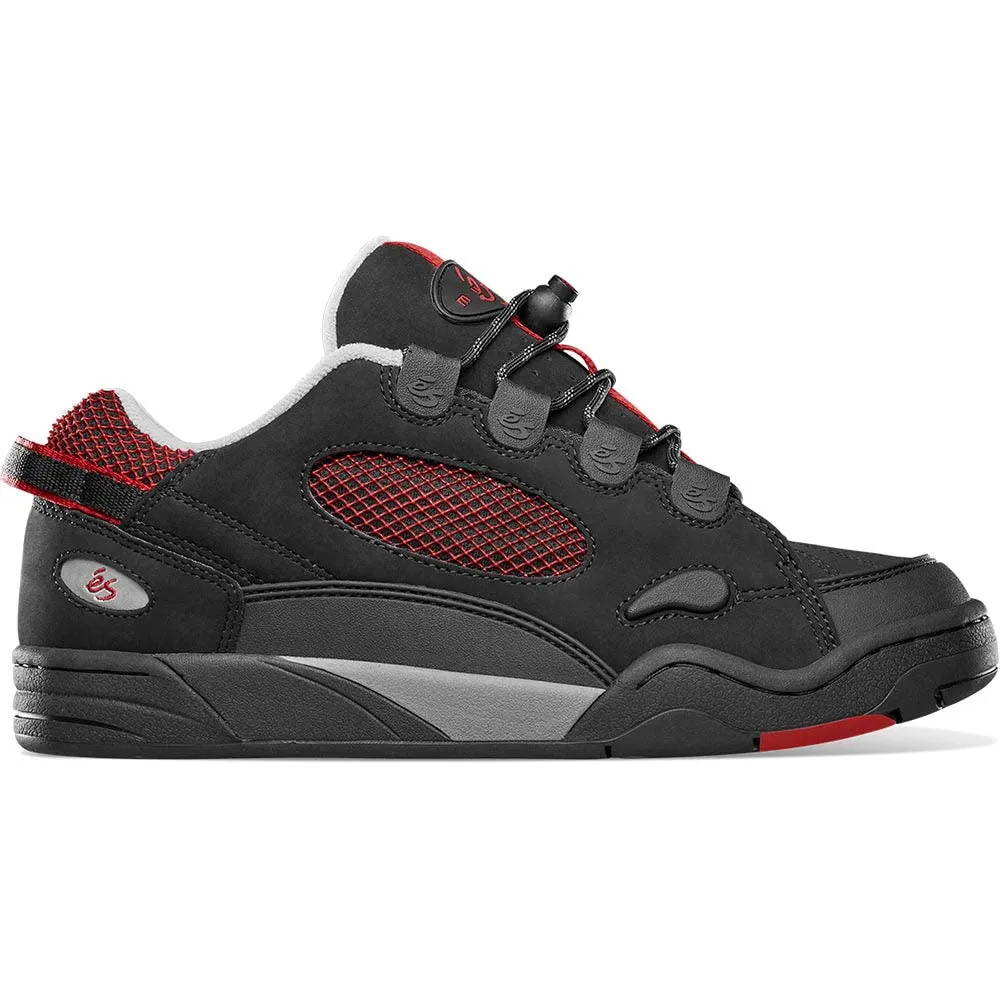 eS Muska Skate Shoes - Black/Red athletic style