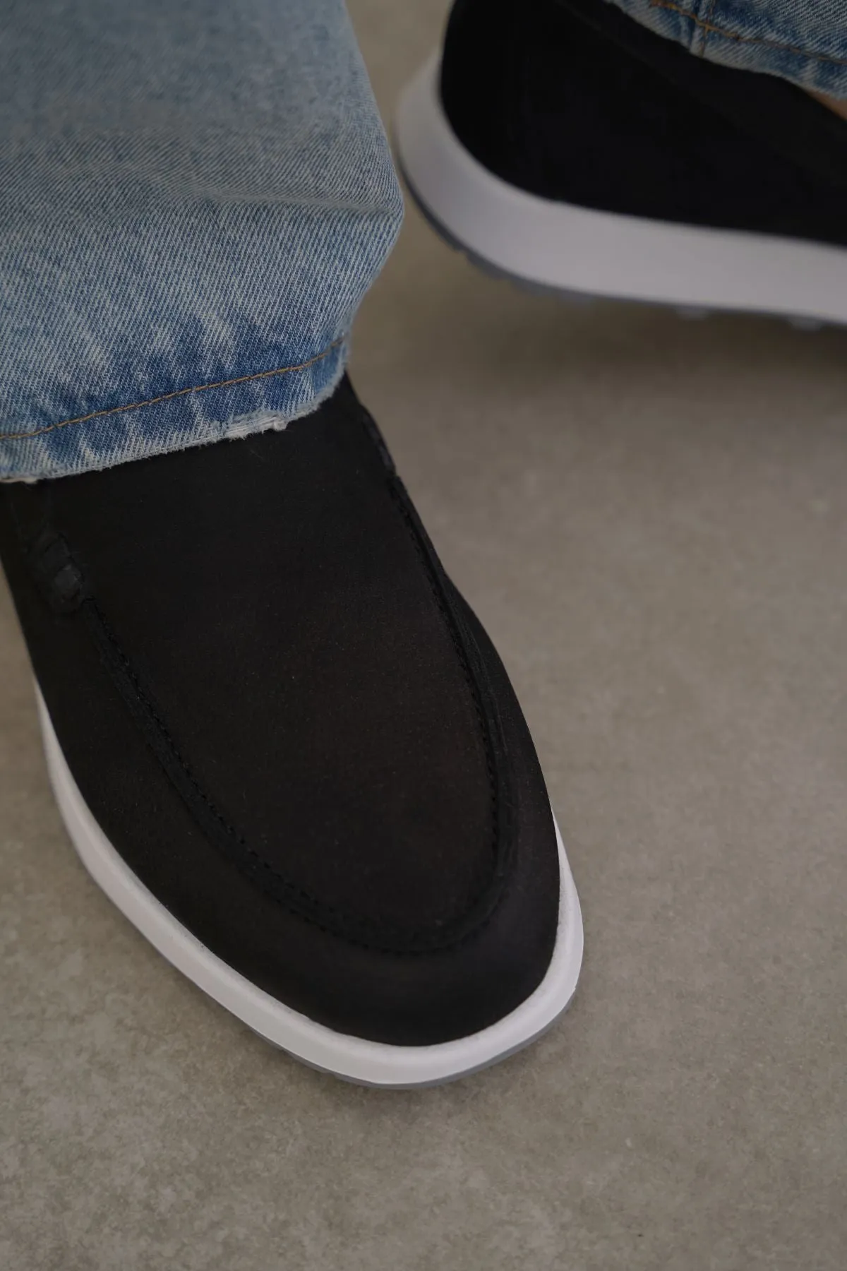 Winter Warm Evening Pace AIR LEATHER LOAFERS
