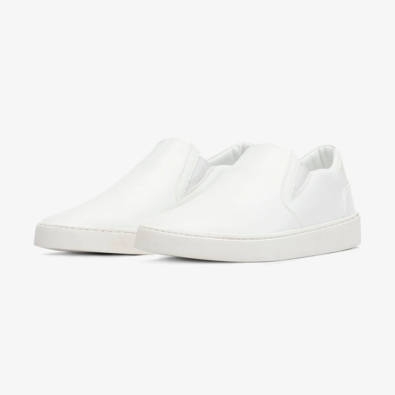 Men's Slip On | White Breathable Ease Instant Flex
