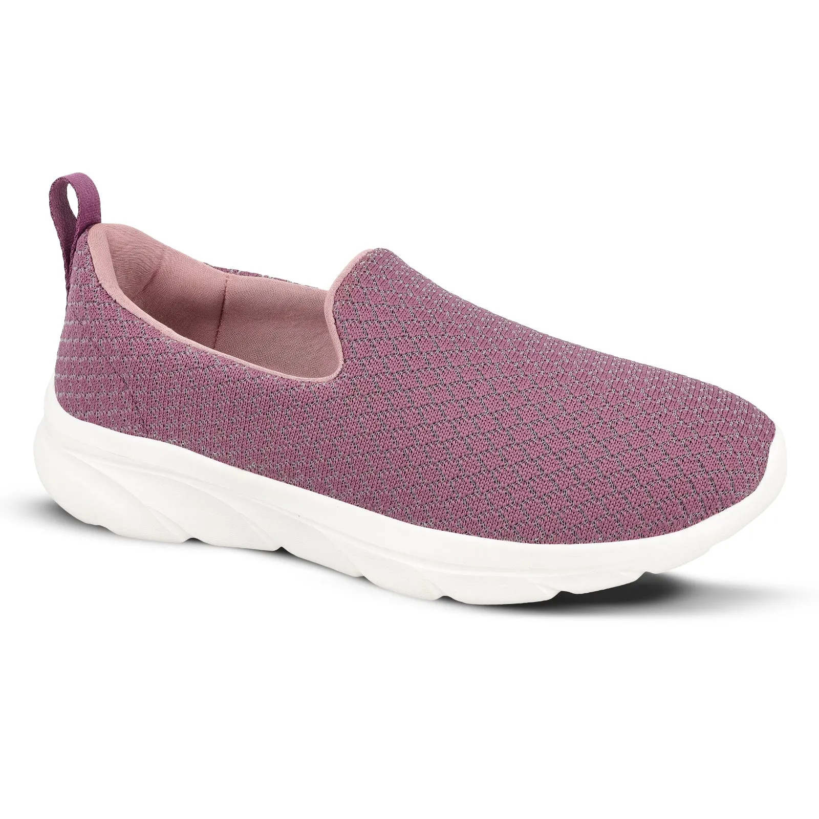 Effortless Step Women's Slip-on Sports Shoe - WS3241 Lavender