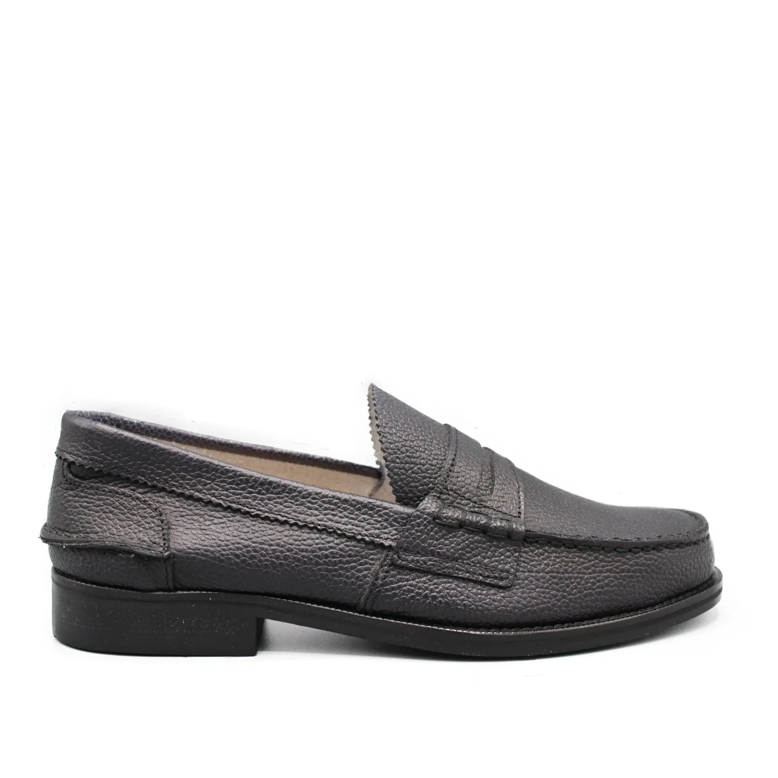 PENNY LOAFER BLACK GRAIN Quick Motion