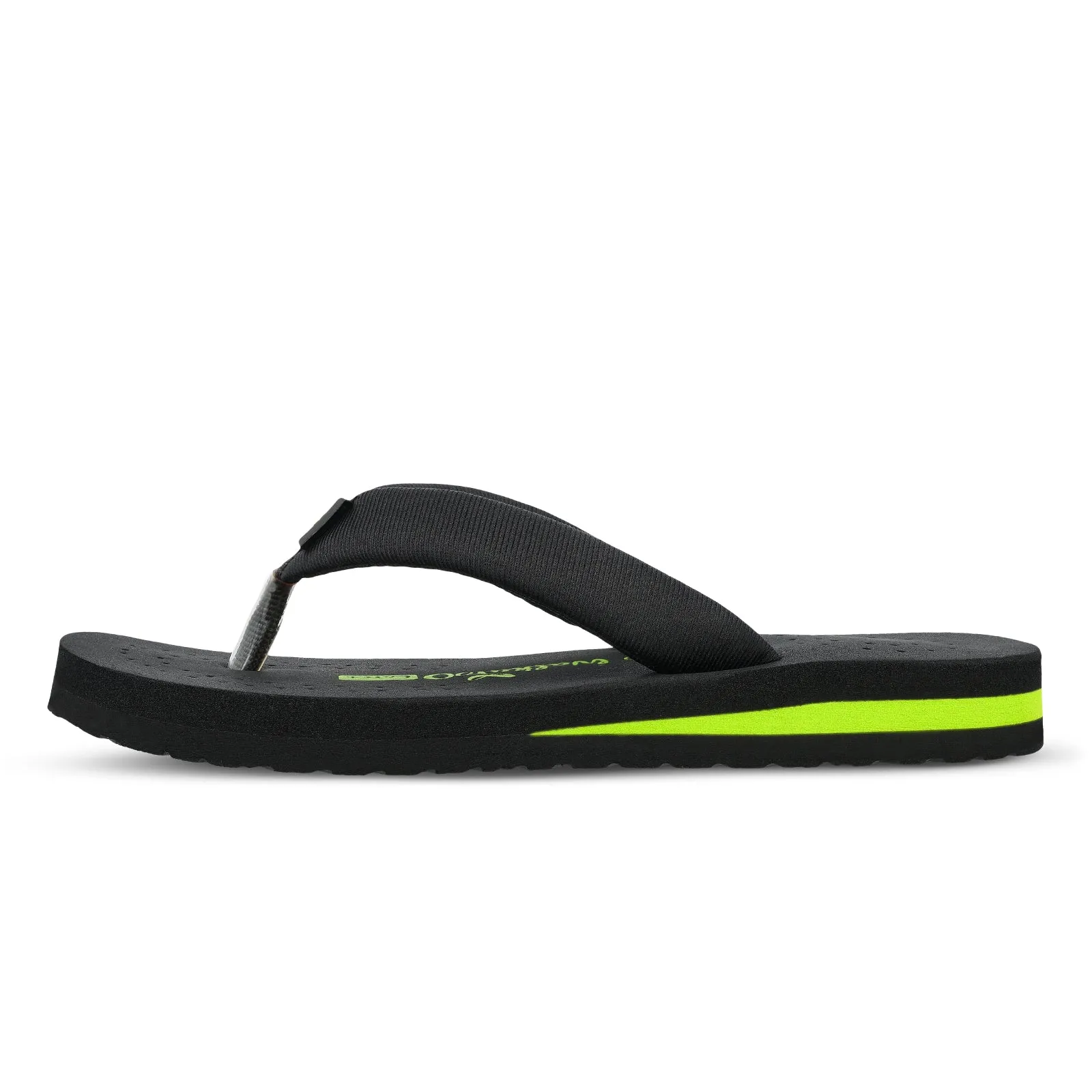 Comfortable Slip Classic Style Women's Care Plus Flip-Flop  - WH3951 Black
