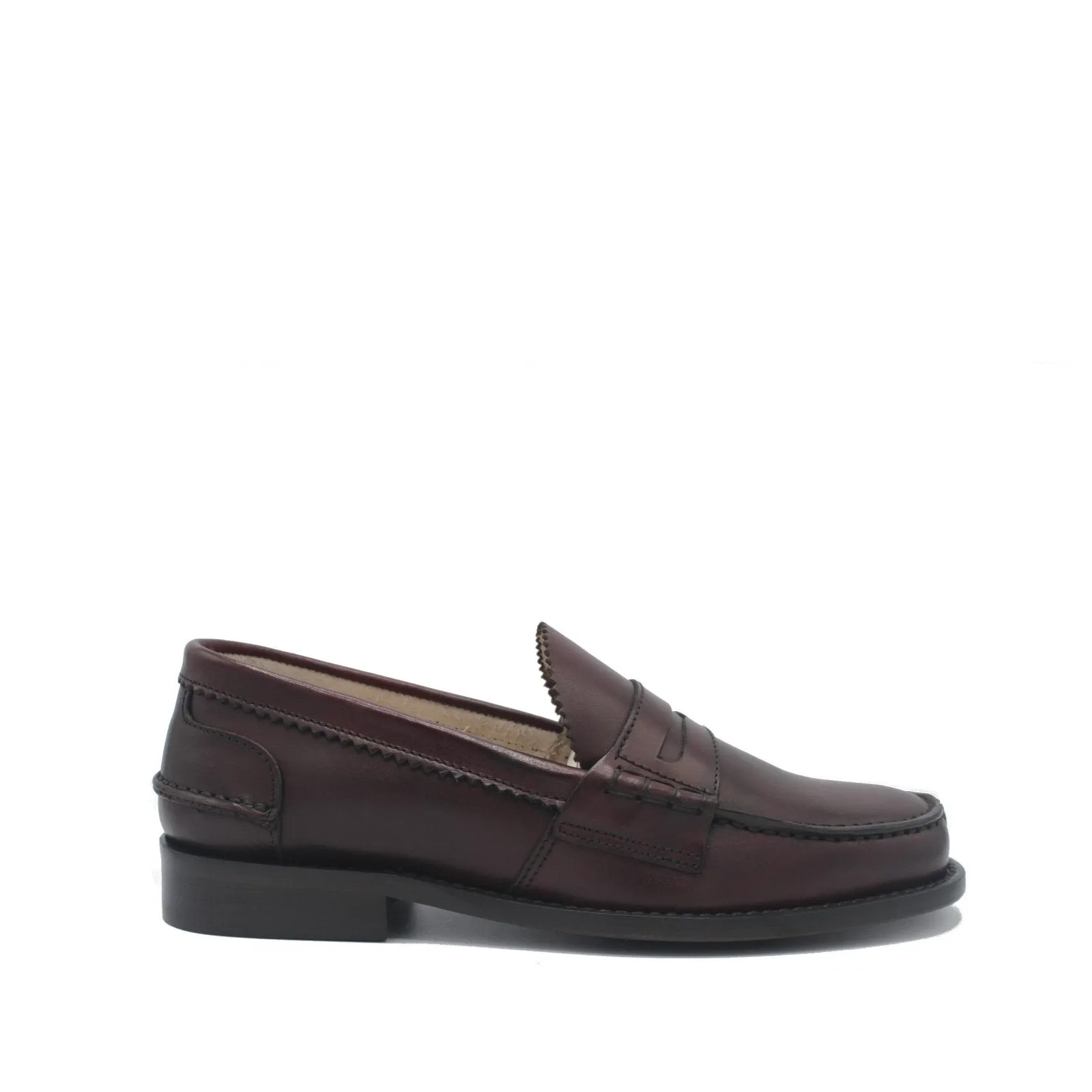 Comfortable Wear Smart Dash WOMAN PENNY LOAFER BURGUNDY LEATHER