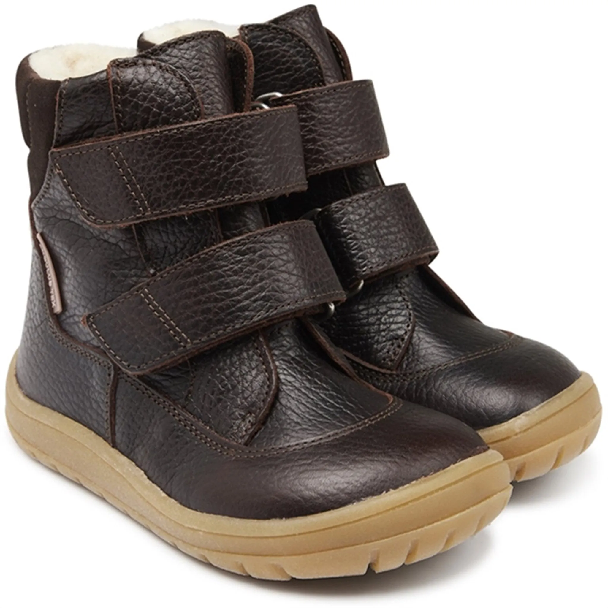 Angulus Tex-Boots With Velcro Dark Brown/Dark Brown Snow Expedition Boots